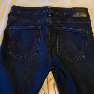 True Religion Halle Dark Denim Skinny Jeans 30 GUC